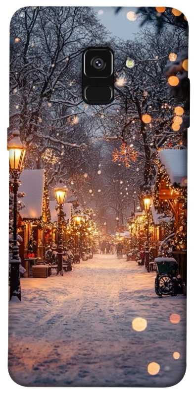 Чехол на Samsung A530 Galaxy A8 (2018) Новогодний v50 фото 1 из 1