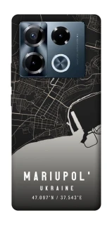 Чехол на Infinix Note 40 Pro 4G Mariupol map фото 1 из 1