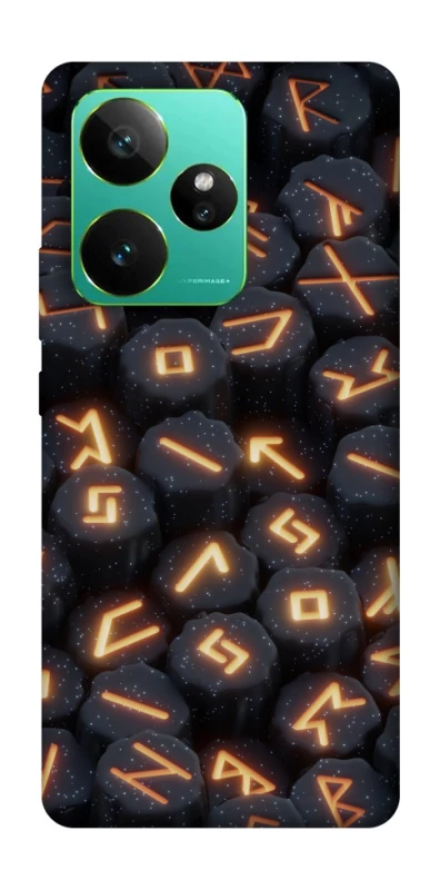 Чехол на Realme GT 7 Огненые руны фото 1 из 1