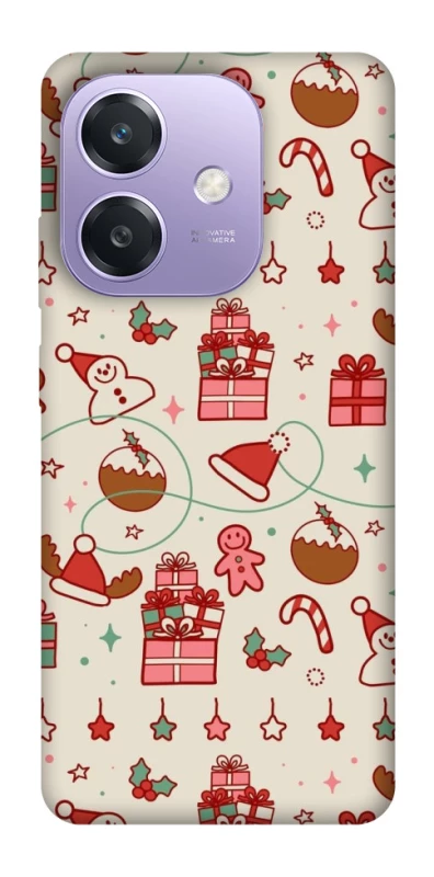 Чехол на Oppo A3 4G Новогодний v14 фото 1 из 1