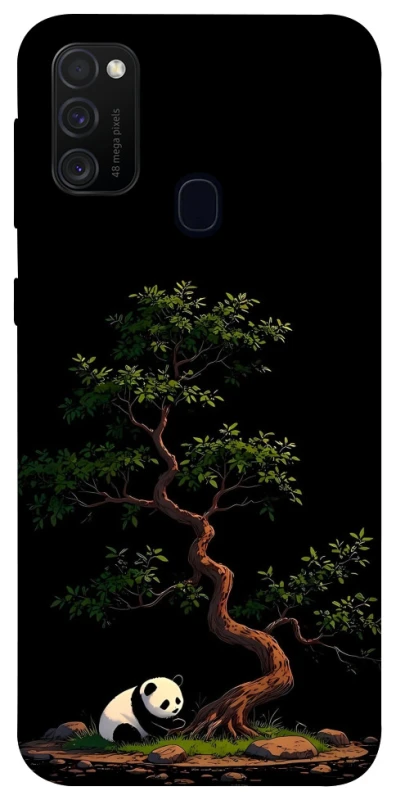 Чохол на Samsung Galaxy M21 Panda and tree фото 1 з 1