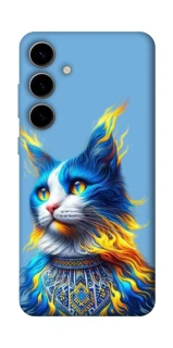 Чохол на Samsung Galaxy S25 FE Кіт патріот фото 1 з 1