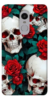 Чохол на Xiaomi Redmi Note 4X / Note 4 (Snapdragon) skull and rose фото 1 з 1