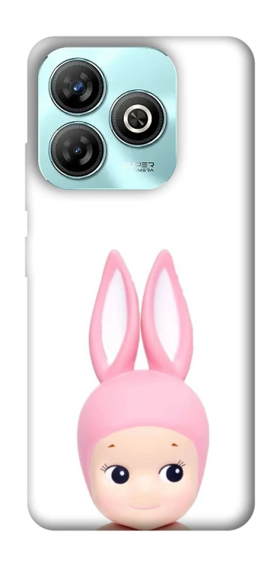 Чехол на ZTE Blade A75 4G Minimal Bunny Peek фото 1 из 1