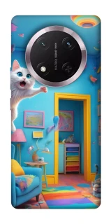 Чехол на Honor X9c crazy cat фото 1 из 1