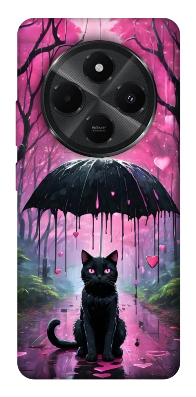 Чехол на Xiaomi Poco C75 Black cat фото 1 из 1