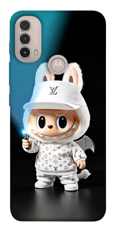 Чохол на Motorola Moto E40 Labubu with flashlight ver.1 фото 1 з 1