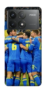 Чехол на Xiaomi Poco F6 Pro Сборная Украины v3 фото 1 из 1