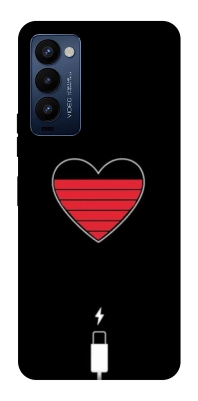 Чохол на TECNO Camon 18 Pro Charge your heart фото 1 з 1