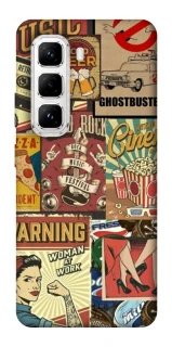 Чохол на Infinix Hot 50 Pro Retro collage ver.2 фото 1 з 1