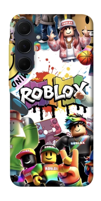 Чохол на Samsung Galaxy A55 Roblox Characters Collage фото 1 з 1
