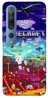 Чехол на Xiaomi Mi 10 / Mi 10 Pro Minecraft world фото 1 из 1
