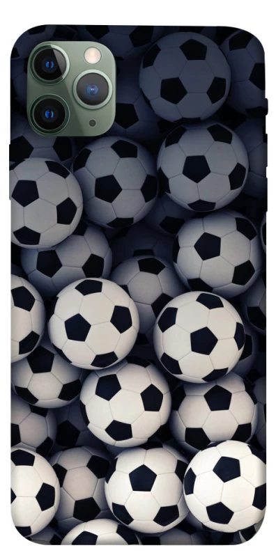 Чехол на Apple iPhone 11 Pro Max (6.5") Футбольные мячи фото 1 из 1
