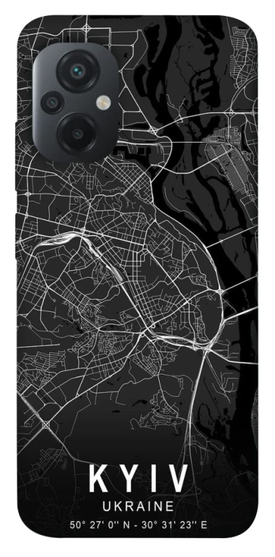 Чохол на Xiaomi Poco M5 Kyiv map фото 1 з 1