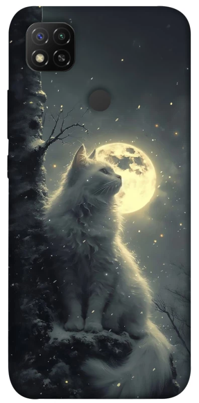 Чехол на Xiaomi Redmi 9C Кот под луной фото 1 из 1