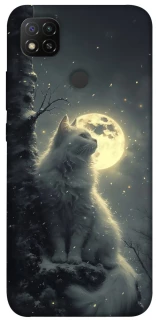 Чехол на Xiaomi Redmi 9C Кот под луной фото 1 из 1