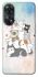 Чехол на Oppo Reno 8T 4G Funny Pets ver.2 фото 1 из 1