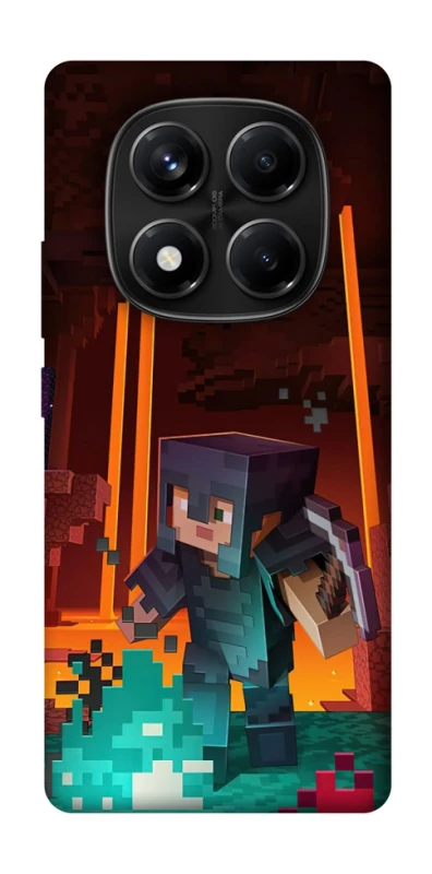 Чехол на Xiaomi Redmi Note 14 Pro 4G Minecraft game adventure фото 1 из 1