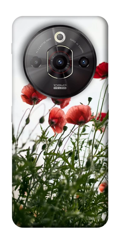 Чохол на ZTE Nubia Focus Pro Поле маків фото 1 з 1