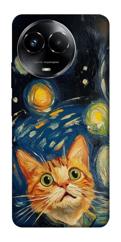 Чехол на Realme C67 4G paint cat фото 1 из 1