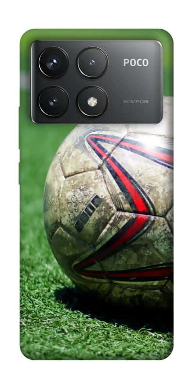 Чохол на Xiaomi Poco F6 Pro М'яч на газоні фото 1 з 1