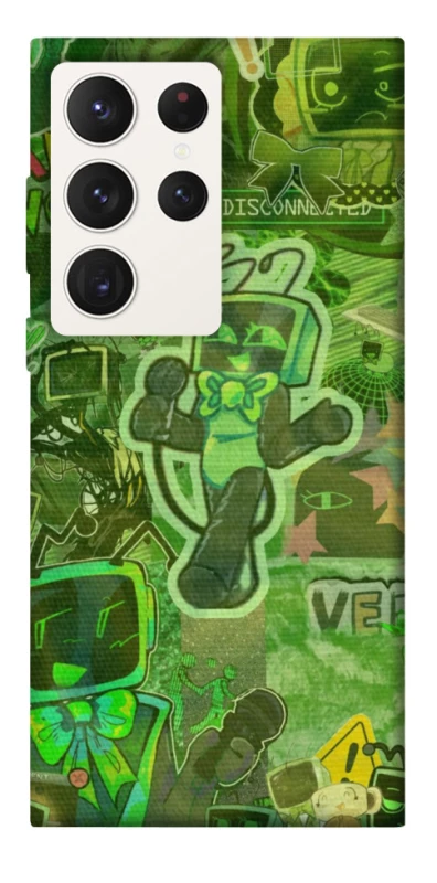Чохол на Samsung Galaxy S23 Ultra Dandysworld tv green theme фото 1 з 1
