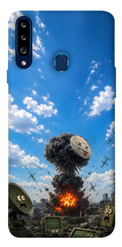 Чохол на Samsung Galaxy A20s Moscow never sleeps ver.6 фото 1 з 1