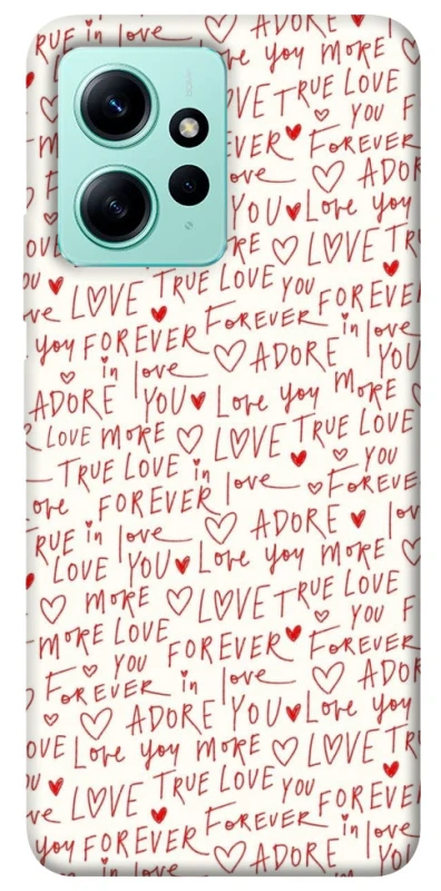 Чохол на Xiaomi Redmi Note 12 4G Love aesthetic ver.4 фото 1 з 1