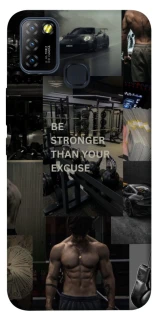 Чехол на Infinix Hot 10 Lite Be stronger фото 1 из 1