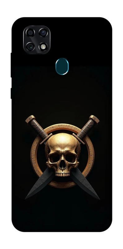 Чохол на ZTE Blade 20 Smart Golden Skull фото 1 з 1