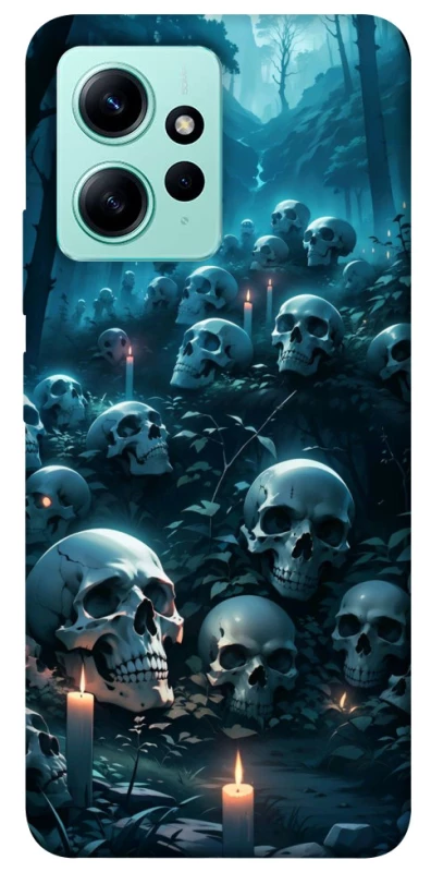 Чехол на Xiaomi Redmi Note 12 4G Skulls v3 фото 1 из 1