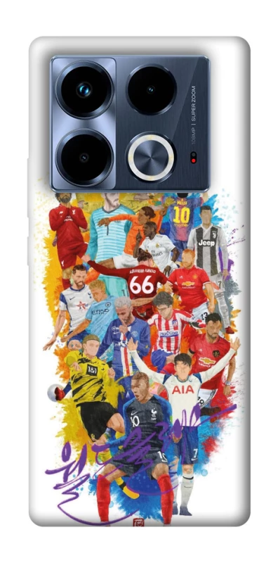 Чохол на Infinix Note 40 4G Football Abstract v2 фото 1 з 1