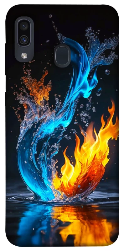 Чехол на Samsung Galaxy A20 / A30 Water And Fire фото 1 из 1