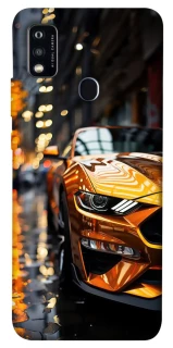 Чохол на ZTE Blade A51 Golden sports car фото 1 з 1