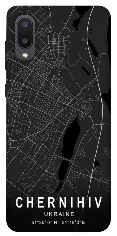 Чехол на Samsung Galaxy A02 Chernihiv map фото 1 из 1