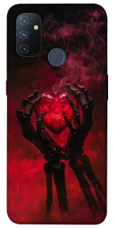 Чехол на OnePlus Nord N100 Heart in the hands of a skeleton фото 1 из 1
