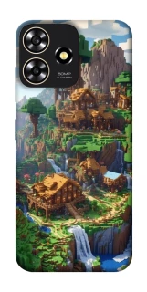 Чехол на ZTE Blade A73 4G Minecraft universe фото 1 из 1