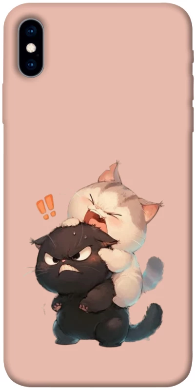 Чохол на Apple iPhone X (5.8") Сat and cat фото 1 з 1