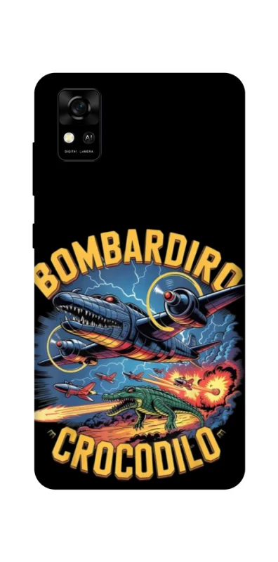 Чохол на ZTE Blade A31 Bombardino Crocodilo v2 фото 1 з 1