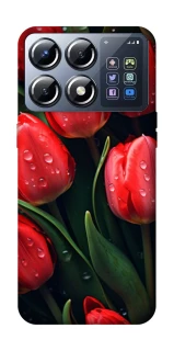 Чохол на Xiaomi POCO X8 Pro Червоні тюльпани фото 1 Чохол на Xiaomi POCO X8 Pro Червоні тюльпани фото 1 з 1