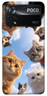 Чехол на Xiaomi Poco X4 Pro 5G Cats фото 1 из 1