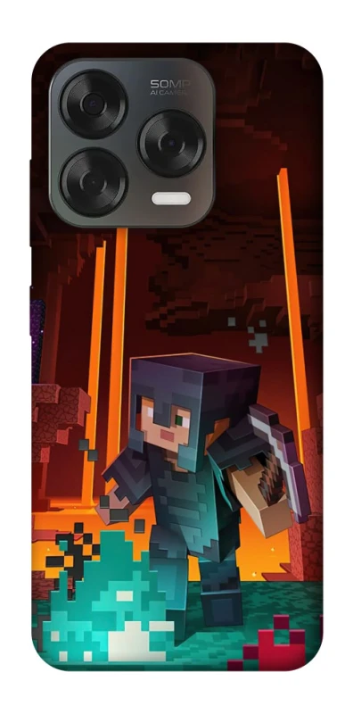 Чохол на ZTE Blade V70 Design Minecraft game adventure фото 1 з 2