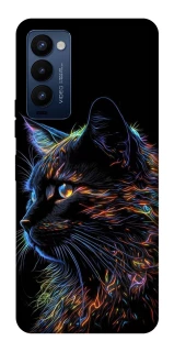 Чохол на TECNO Camon 18 Pro Чорний кіт фото 1 з 1