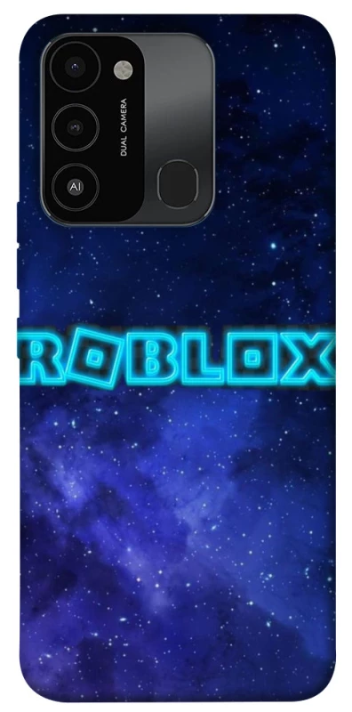 Чехол на TECNO Spark 8C Roblox Space Logo Blue фото 1 из 1