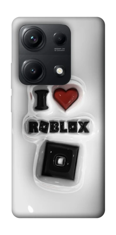 Чехол на Xiaomi Redmi Note 14S I love Roblox фото 1 из 1