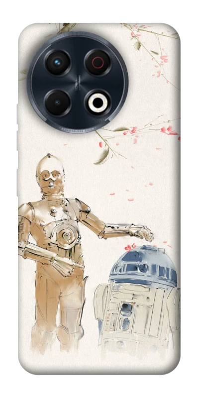 Чехол на TECNO Spark 30 Pro (KL7) Star Wars robots фото 1 из 1