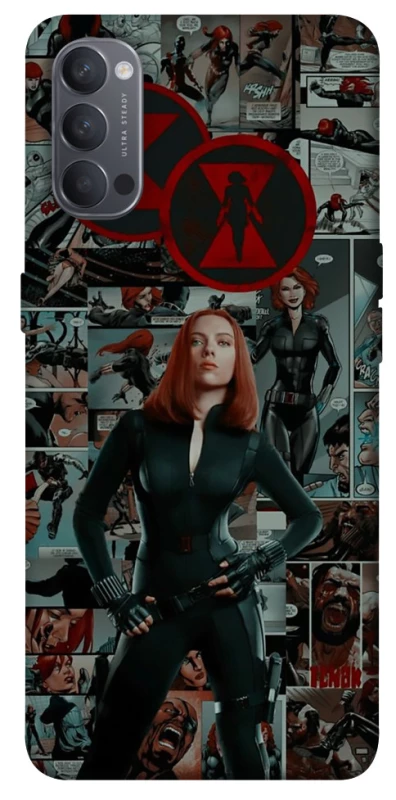 Чохол на Oppo Reno 4 Black Widow фото 1 з 1