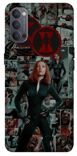 Чохол на Oppo Reno 4 Black Widow фото 1 з 1