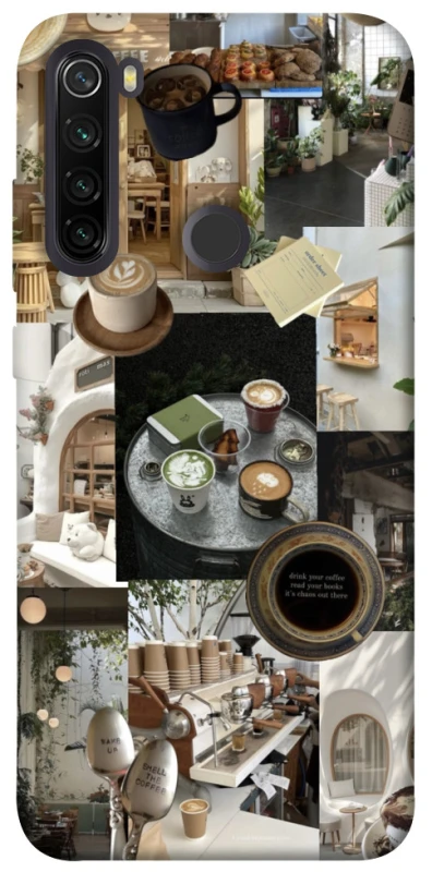 Чохол на Xiaomi Redmi Note 8T Coffee collage ver.4 фото 1 з 1