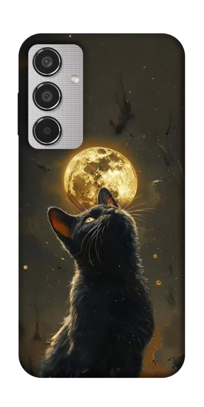 Чехол на Samsung Galaxy M35 Кот под луной v2 фото 1 из 1